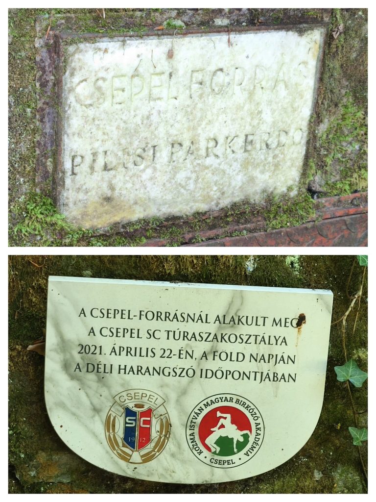 Csepel-forrás - sajnos víz nem volt benne