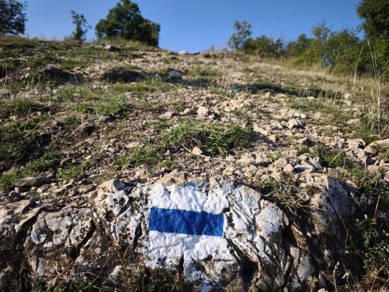 Egyik kedvenc emelkedőnk a Kéken