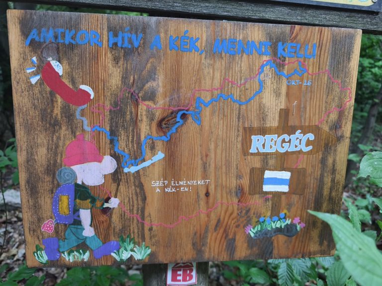 Regéc örül a Kéktúrázókat