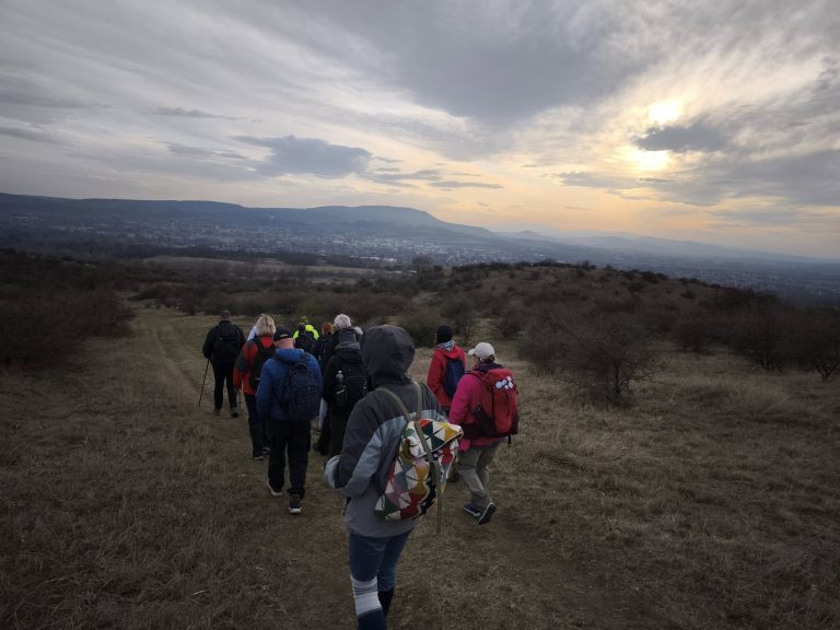 Naplementében indultunk visszafelé