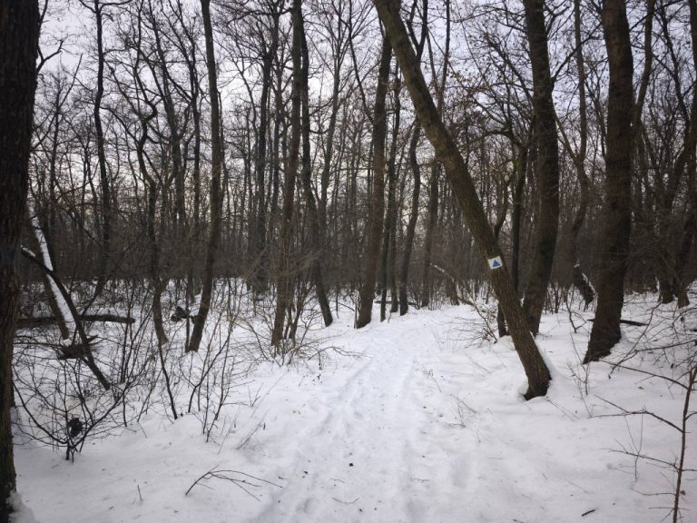 Hó mindenütt, az egész túra alatt