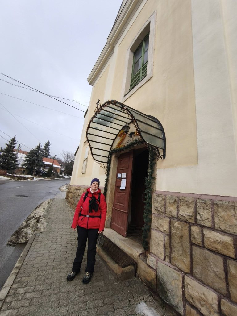 A pittyentés nem működött (később sikerült), ezért készült egy fotó, hogy biztosan ott voltunk