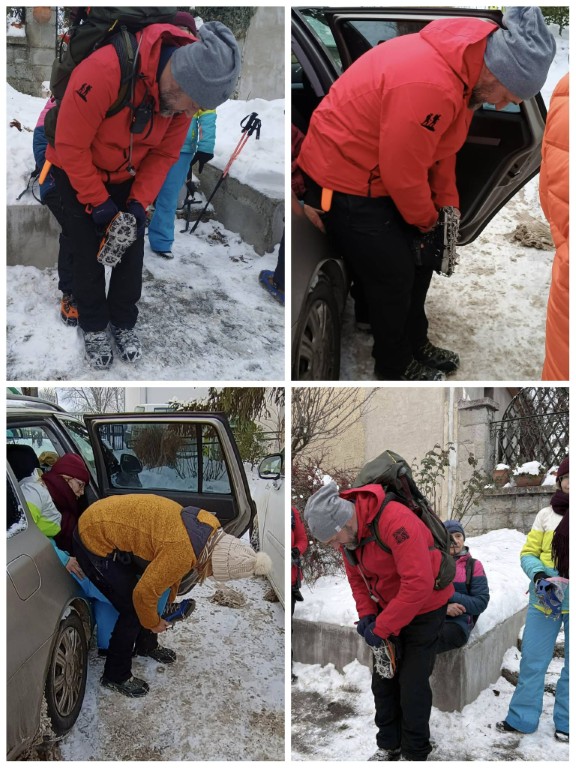 A hómacska felvétele igényel egy kis rutint. Meg amúgy is egyszerűbb, ha más adja fel. Avagy hómacskapatkolók munkában