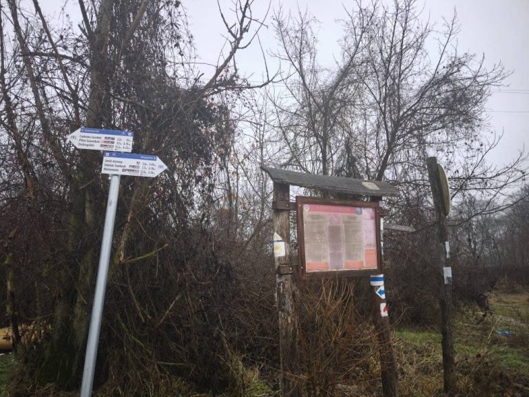 Gyülekezőhely a Csobánkai-nyeregnél