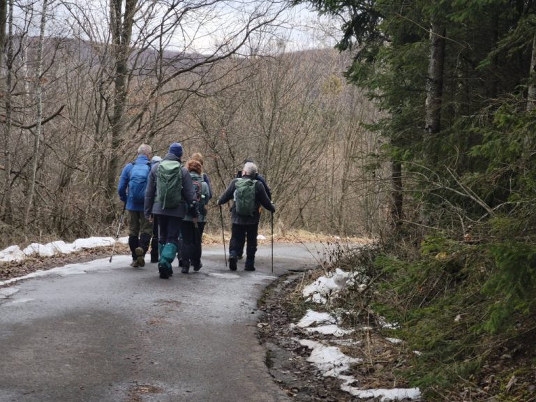 Kerékpárúton gyalogosan