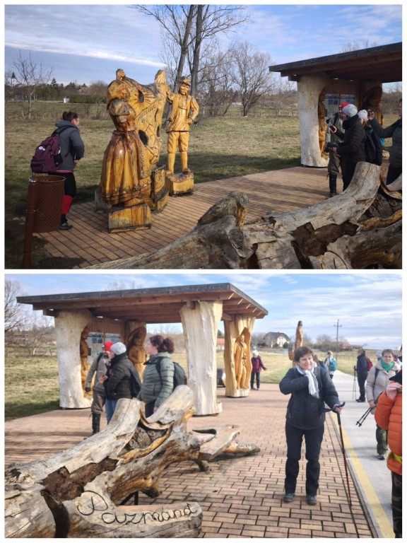 BuBa, Pázmánd - a fafaragásokat Varga Norbert készítette láncfűrésszel