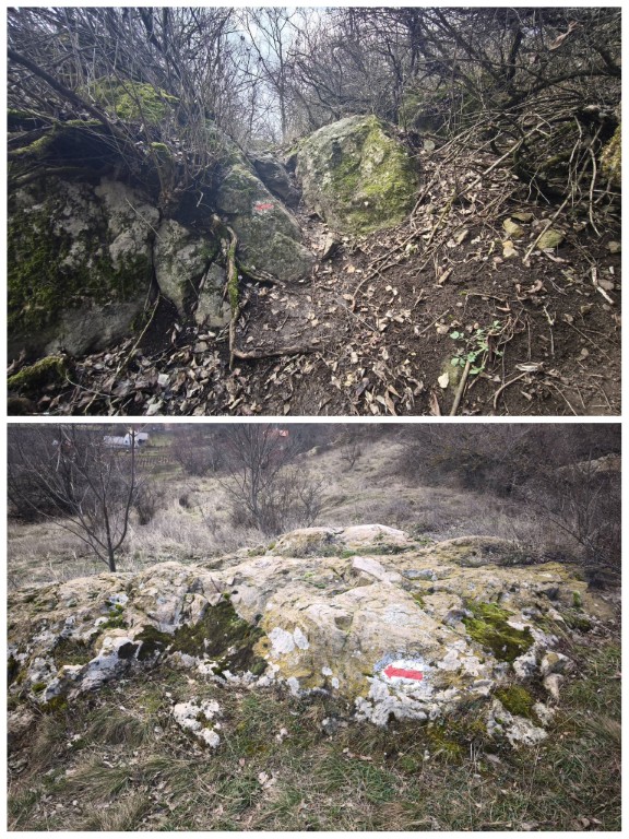 Piros jelzés vezet erre