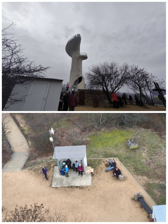 Fentről le és lentről fel - ugyanaz a helyszín, két nézőpontból